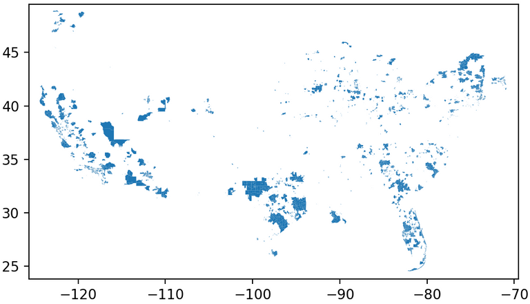 Area changed (contain method)